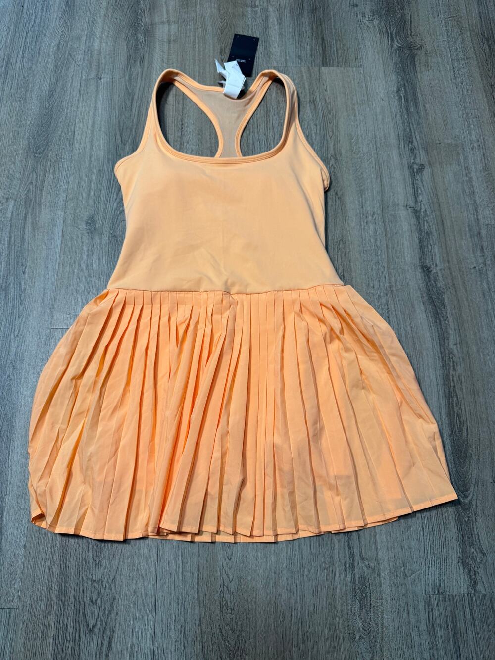 Fabletics Women's Orange/Peach Athletic Tennis Dress
